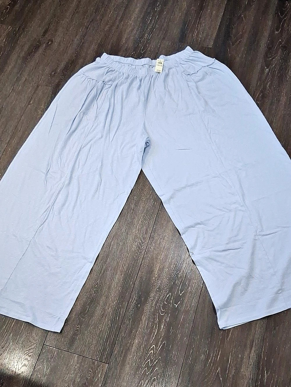 Aerie by American Eagle Wide Leg Pants in Blue Size Large NWT
